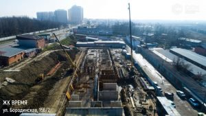 Ход строительства ЖК Время за 08 февраля 2018 года.